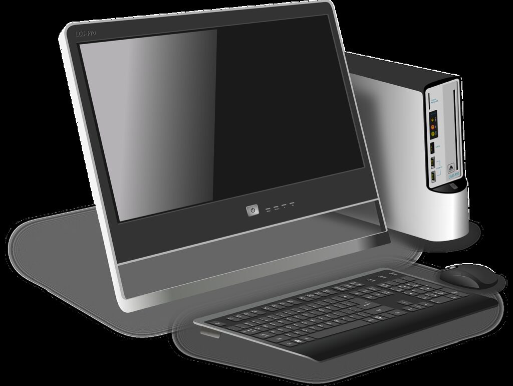 computer, desktop, modern